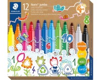 Staedtler Viltstift Noris 328 JUMBO, 12 stiften