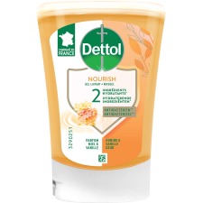 Dettol No Touch savon mains Extra Care, miel et vanille, recharge de 250 ml