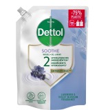 Dettol savon mains Soothe, lavande et fleur de violette, recharge de 500 ml