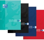 Oxford School A4 Course Pad 2 Holes 4x8mm Grid 100 Assorted Sheets