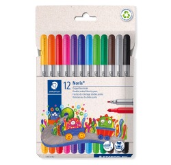 Staedtler feutre Noris Club, couleurs assorties, étui de 12 pièces
