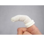 Fixfirst finger cots, textile, white, pack of 5 pieces