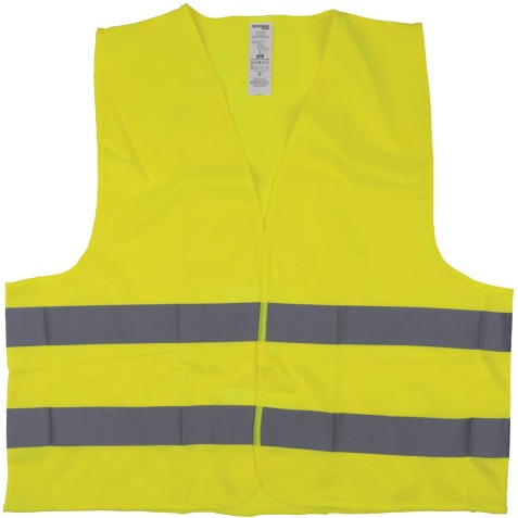 DONAU SAFETY gilet de sécurité, jaune, small