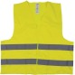 DONAU SAFETY gilet de sécurité, jaune, small