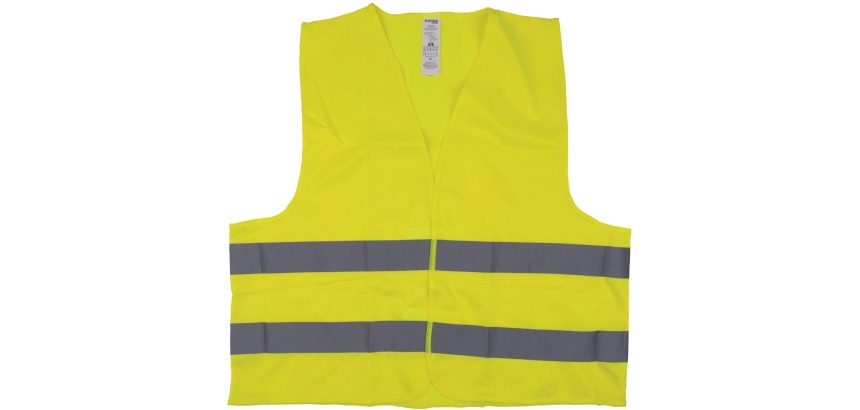 DONAU SAFETY gilet de sécurité, jaune, large