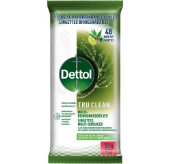 Lingettes multi-surfaces Dettol TC Eucalyptus & Citron 48 pièces