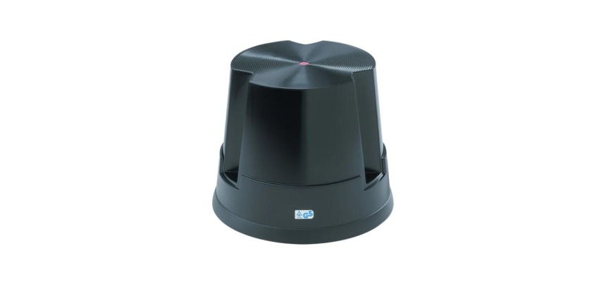 Twinco Easy Step stool, up to 150 kg, black