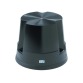 Twinco Easy Step olifantenpoot, rolkruk tot 150 kg, zwart