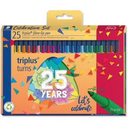 De_rotulador staedtler triplus 25 aniversario trazo 1 mm estuche de 20 + 5 unidades colores surtidos