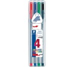 Fineliner Staedtler Triplus 334 assorti 0,3mm 4 pièces
