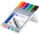 Fineliner Staedtler Triplus 334 assorti 0,3mm 10 pièces