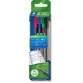 Staedtler Triplus fineliner eco, doosje van 4 stuks, assorti