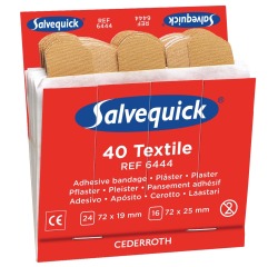 Pansements Salvequick recharge textile 6x 40 pièces