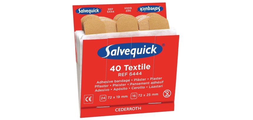 Pansements Salvequick recharge textile 6x 40 pièces