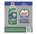 Dreft produit pour la vaisselle Original 1,05 l, paquet de 8 pièces