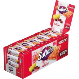 Sultana Natural Fruit Biscuits x 3 - Pack of 43 g