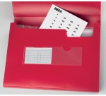 Beautone voorordner, A4, 13 vakken, rood