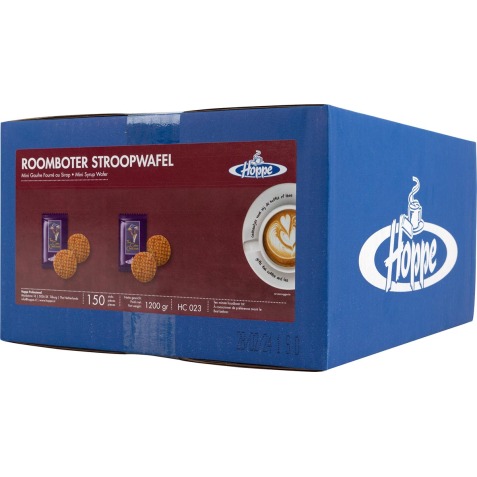 Hoppe stroopwafel, doos van 150 stuks