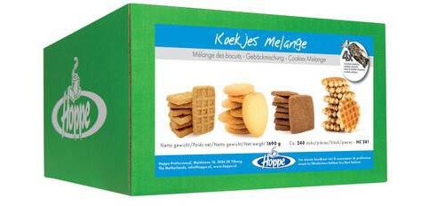 Hoppe biscuit Assortment, box of 240 pieces