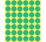 Avery Ronde etiketten diameter 18 mm, groen, 1.056 stuks