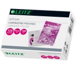Leitz Eva pochette à plastifier ft 65 x 95 mm, 250 microns (2 x 125 microns), paquet de 100 pièces
