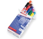 Edding permanent marker e-3300 doos van 10 stuks in geassorteerde kleuren