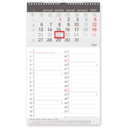 Maandkalender Memo-Manager, viertalig,  2025