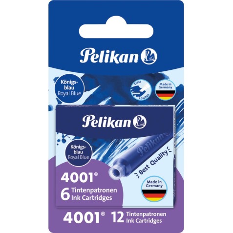 Pelikan cartouche d'encre 4001, en blister