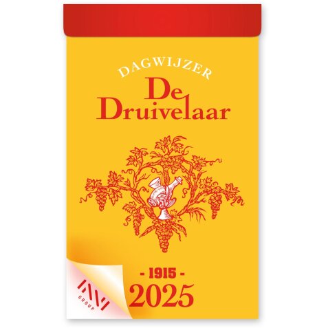 Bloc éphéméride De Druivelaar 2025