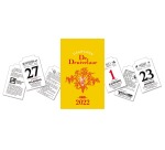 Bloc éphéméride De Druivelaar 2027, présentoir de 30 pièces