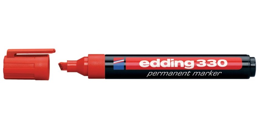 Edding marqueur permanent e-330 rouge