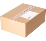 OFFICE products document pouch, 155 x 235 mm, self-adhesive, transparent, box of 500 pieces