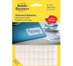 Etiket Avery Zweckform 3312 18x12mm wit 1800stuks