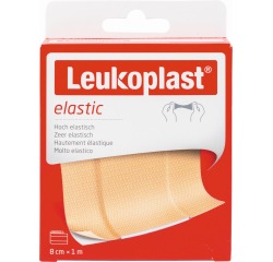 Leukoplast elastische pleister, 8 cm x 1 m