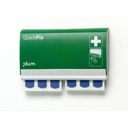 Plum QuickFix distributeur de pansements adhésifs, 45 pansements bleus inclus