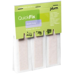 Plum QuickFix recharge pour distributeur de pansements adhésifs, 30 pansements élastiques, ft 120 x 20 mm