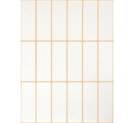 Etiket Avery Zweckform 3327 50x19mm wit 486stuks