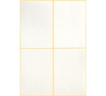 Multi-purpose label 80 x 54 mm white - Pack of 112