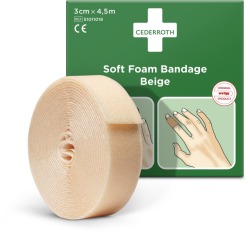 Cederroth pansement autoadhésif, beige, 3 cm x 4,5 m