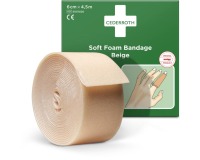 Cederroth zelfklevend schuimverband, beige, 6 cm x 4,5 m