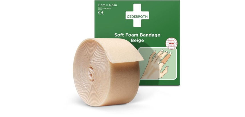 Cederroth pansement autoadhésif, beige, 6 cm x 4,5 m