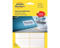 Etiket Avery Zweckform 3337 54x35mm wit 224stuks