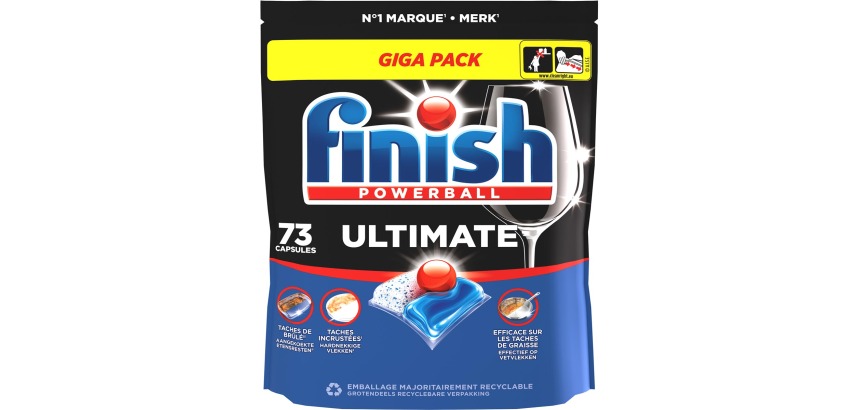 Finish Ultimate Regular dishwasher tablets, pack of 73 capsules