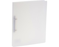 Bronyl classeur à anneaux, pour ft A4, en PP, 2 anneaux en D de 15 mm, blanc transparent