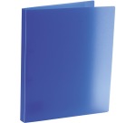 Bronyl classeur à anneaux, pour ft A4, en PP, 2 anneaux en D de 15 mm, bleu transparent