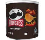 Pringles chips, 40g, hot & spicy