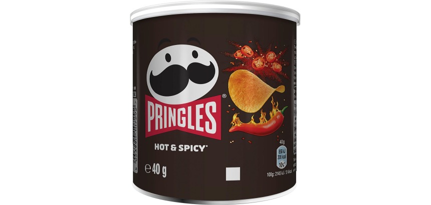 Pringles chips, 40g, hot & spicy