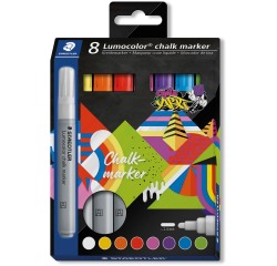 Staedtler Lumocolor krijtmarker, set van 8