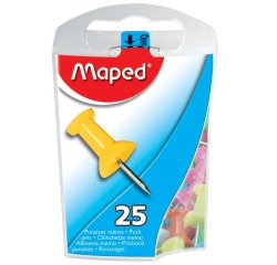 Epingles Push pins Maped Office couleur 25 pièces