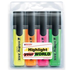 EN_EDDING SURLIGNEUR 345 ETUI 4X